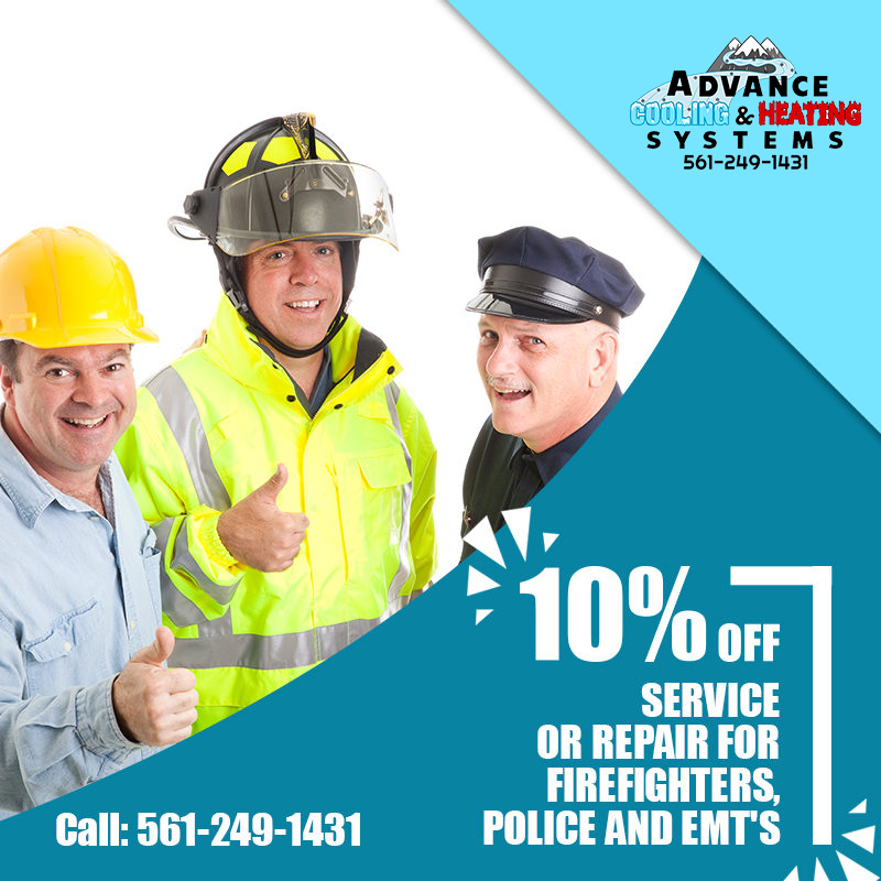 10% Off On Service Or Repair For Firefighters,Police and Emt’s